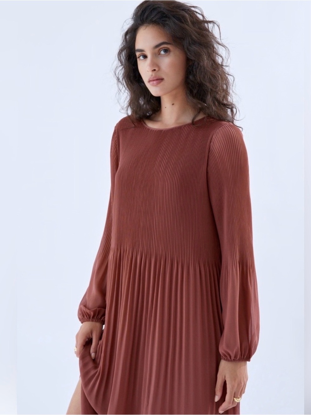 Wilfred Daydreamer Mini Dress in Dusty Rose -new with tags